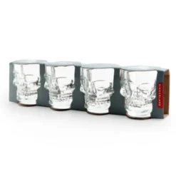 4 Schnapsgläser Totenkopf SKULL SHOT