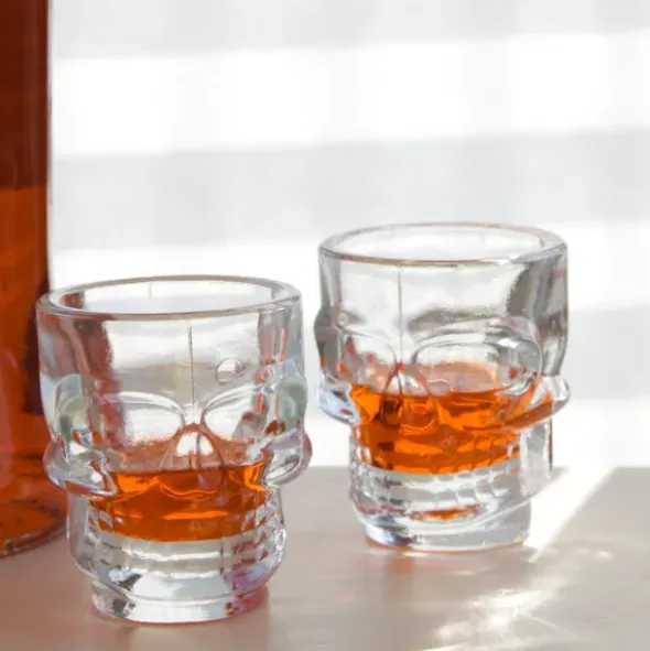 4 Schnapsgläser Totenkopf SKULL SHOT