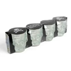 4 Schnapsgläser Totenkopf SKULL SHOT
