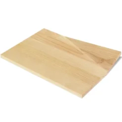 Schneidebrett schneidGut 28 x 19,5 cm - Holzbrett mit hochgestellter Ecke (Einfüllhilfe)