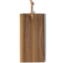 Schneidebrett Tiny aus Nussholz - Mini Holzbrett mit Aufhängung