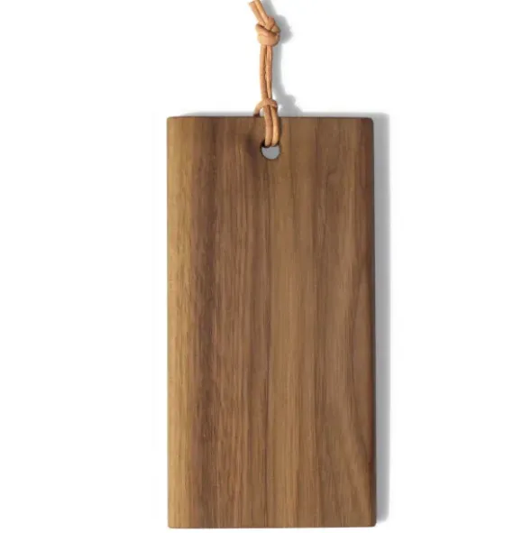 Schneidebrett Tiny aus Nussholz - Mini Holzbrett mit Aufhängung