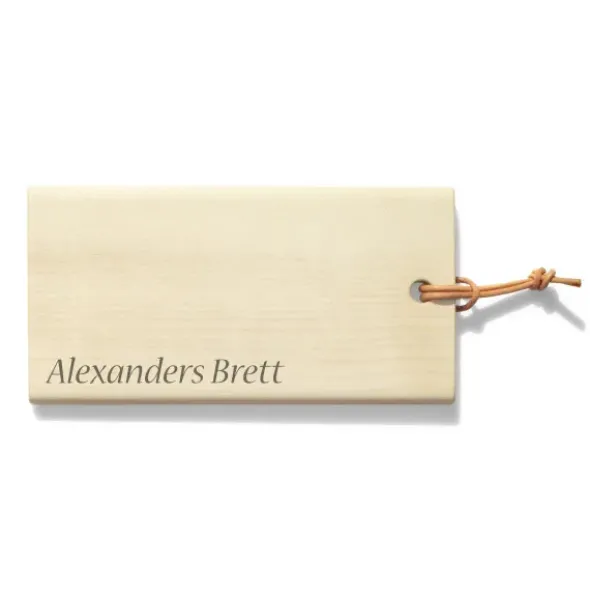 Schneidebrett Tiny mit Gravur, Ahornholz