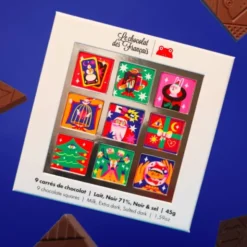 Schokoladen Geschenkbox WEIHNACHTEN 9 Stück Minis a 5g