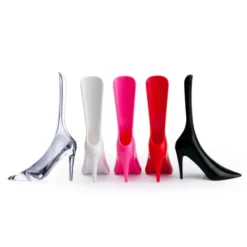 Schuhlöffel Cindy transparent – Schuhanzieher in Pumps-Form