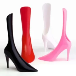 Schuhlöffel Cindy transparent – Schuhanzieher in Pumps-Form