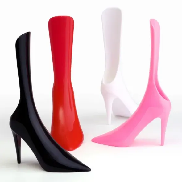 Schuhlöffel CINDY weiß – Schuhanzieher in Pumps-Form