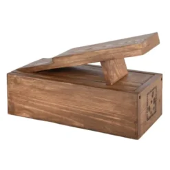 Schuhputz Set / Schuhputzkiste aus Holz mit Bürsten + Pflegewachs