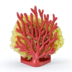 Schwammhalter Koralle CORAL SPONGE rot