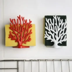 Schwammhalter Koralle CORAL SPONGE weiß