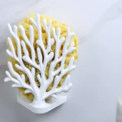 Schwammhalter Koralle CORAL SPONGE weiß