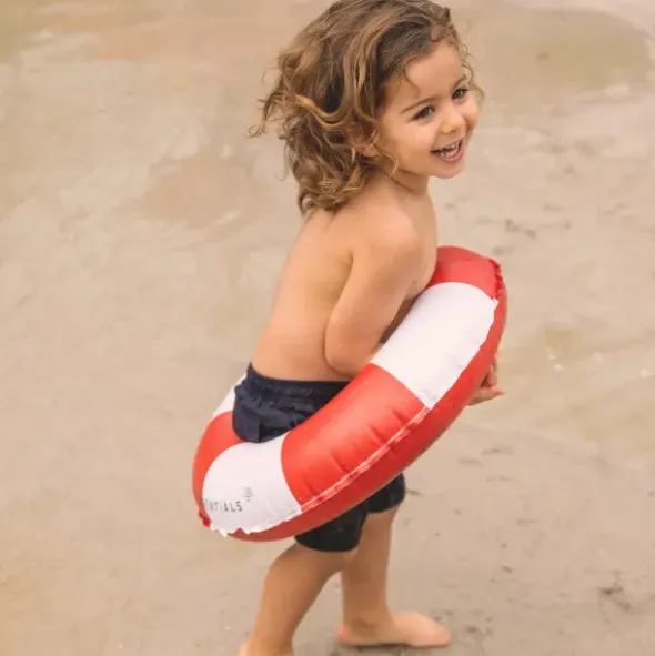 Schwimmring LIFE BUOY 50 cm rot-weiß gestreift
