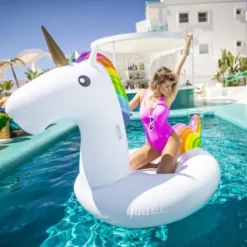 Schwimmtier Einhorn XL / Badeinsel LUXE FLOAT UNICORN