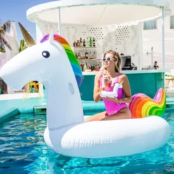 Schwimmtier Einhorn XL / Badeinsel LUXE FLOAT UNICORN