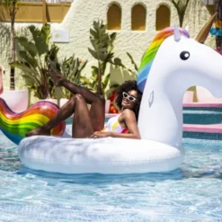 Schwimmtier Einhorn XL / Badeinsel LUXE FLOAT UNICORN