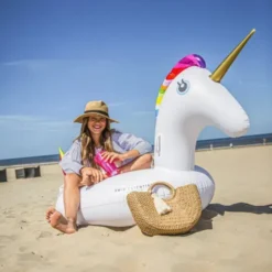 Schwimmtier Einhorn XL / Badeinsel LUXE FLOAT UNICORN
