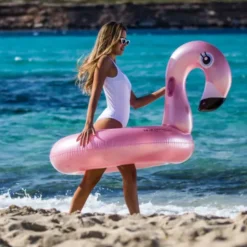 Schwimmtier / Schwimmring XL LUXE BIG RING 95 cm - Flamingo