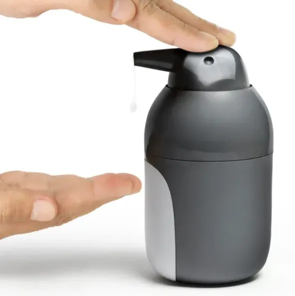 Seifenspender PENGUIN, grau