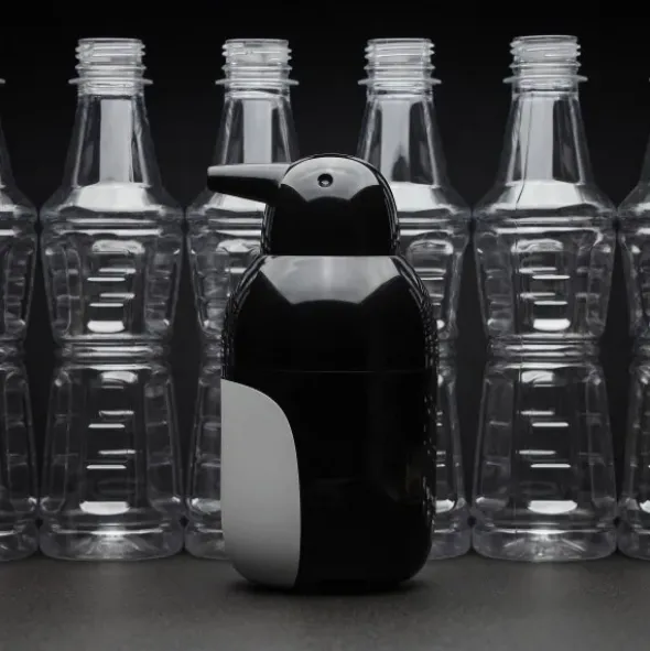 Seifenspender PENGUIN, schwarz