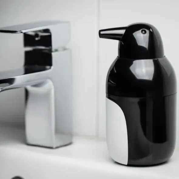 Seifenspender PENGUIN, schwarz