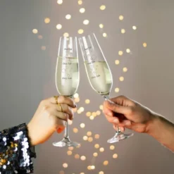 Sektglas GLASS OF TALK - Champagnerglas mit Gesprächsskala