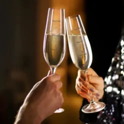 Sektglas GLASS OF TALK - Champagnerglas mit Gesprächsskala