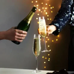 Sektglas GLASS OF TALK - Champagnerglas mit Gesprächsskala