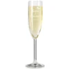 Sektglas mit Gravur Hochzeit, Herzen