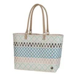 Shopper Elin Aqua Mix - Design Einkaufstasche & Strandtasche
