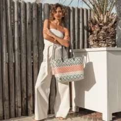 Shopper Elin Navy Mix - Design Einkaufstasche & Strandtasche