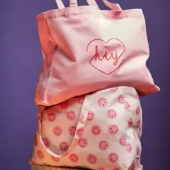 Shopper mit buntem Blumenprint – große Henkeltasche & Strandtasche