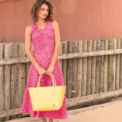 Shopper Paris gelb - Einkaufstasche & Strandtasche
