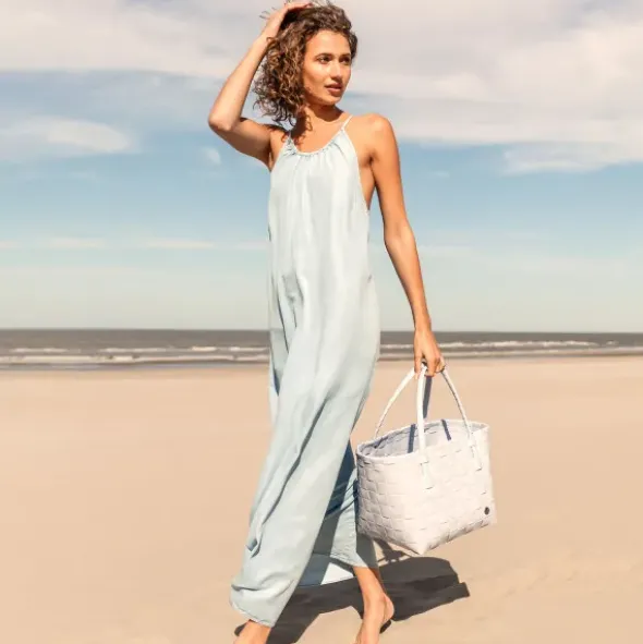 Shopper Paris hellblau - Einkaufstasche & Strandtasche
