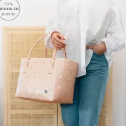 Shopper Paris hellrosa - Einkaufstasche & Strandtasche