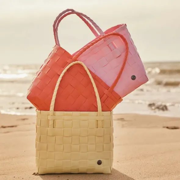 Shopper Paris orange - Einkaufstasche & Strandtasche