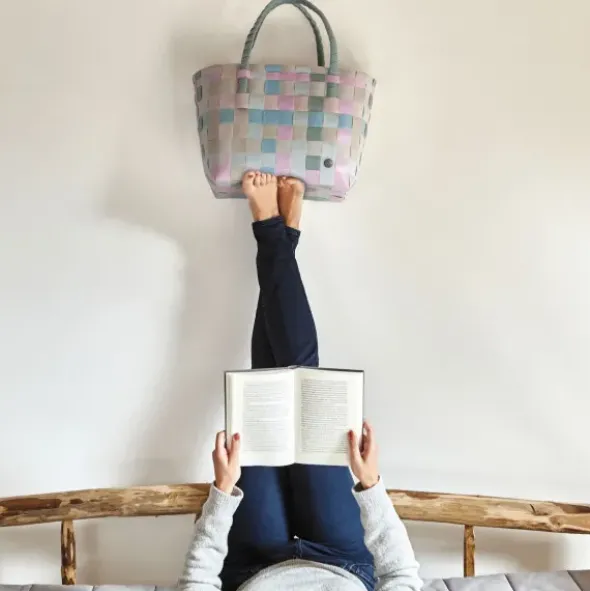 Shopper Paris pale grey - Einkaufstasche & Strandtasche