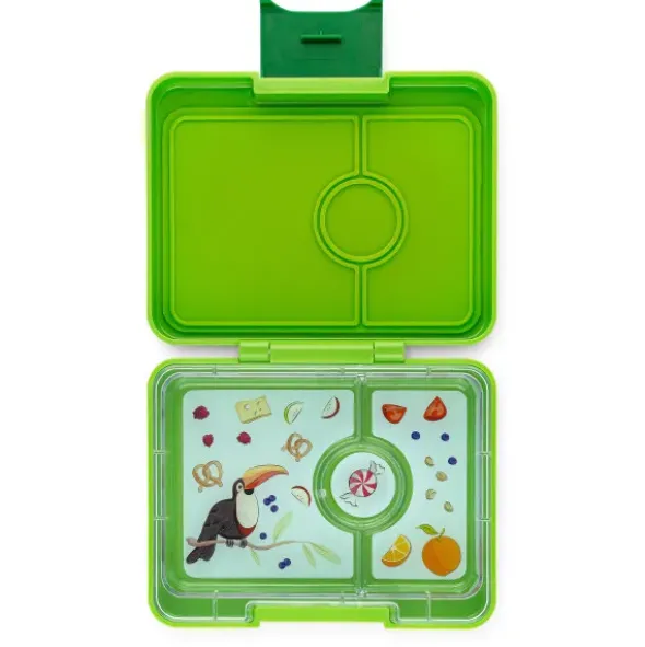Snackbox / Kinderlunchbox YUMBOX, Toucan grün