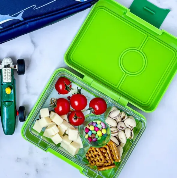 Snackbox / Kinderlunchbox YUMBOX, Toucan grün