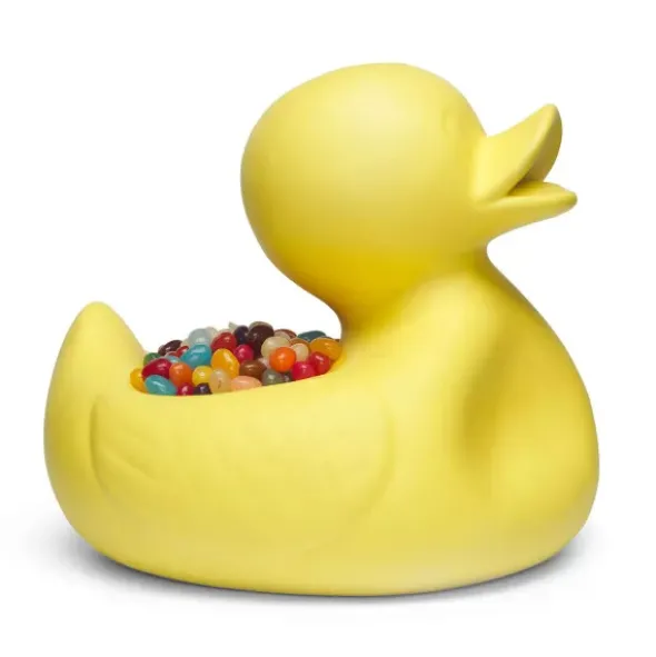 Snackschale Ente / Keramikschale MR. UGLY DUCKLING groß - gelb