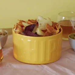 Snackschale für Chips - gelb