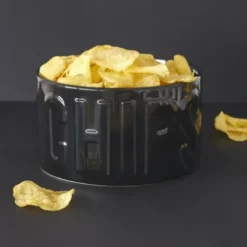 Snackschale für Chips - schwarz