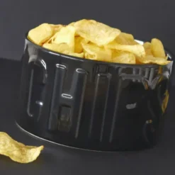 Snackschale für Chips - schwarz