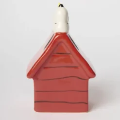 Snoopy auf roter Hundehütte mit Woodstock – Peanuts Dekofigur