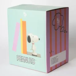 Snoopy Buchstütze Joe Cool – Peanuts Bücherhalter schwarz mit Snoopy Figur