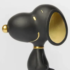 Snoopy Figur 12 cm, stehend schwarz – Peanuts Dekofigur