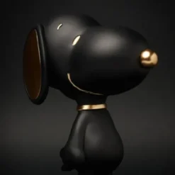 Snoopy Figur 25 cm, stehend schwarz – Peanuts Dekofigur