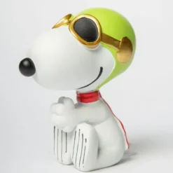 Snoopy Figur Flieger 25 cm, sitzend weiß – Peanuts Dekofigur
