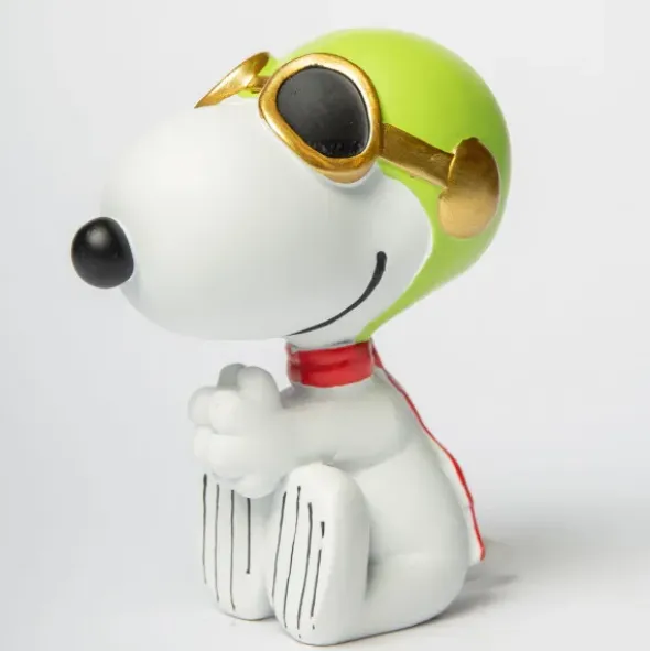 Snoopy Figur Flieger 25 cm, sitzend weiß – Peanuts Dekofigur
