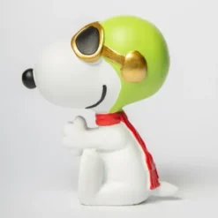 Snoopy Figur Flieger 25 cm, sitzend weiß – Peanuts Dekofigur