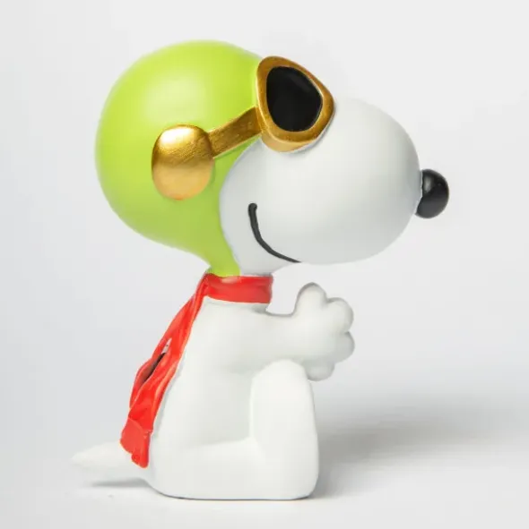 Snoopy Figur Flieger 25 cm, sitzend weiß – Peanuts Dekofigur
